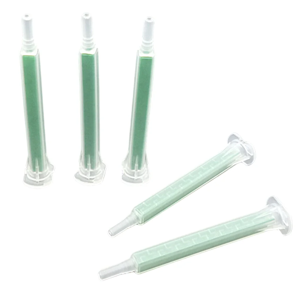 5pc Plastic AB Glue Resin Static Mouth Mixing Nozzles Tube Set for AB Gun Designed MA Series And Square Bayonet Mixing Tube