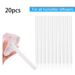 Bâton éponge en coton de remplacement pour humidificateur d'air, brumisateur USB, diffuseurs d'arômes, livre, 20 pièces