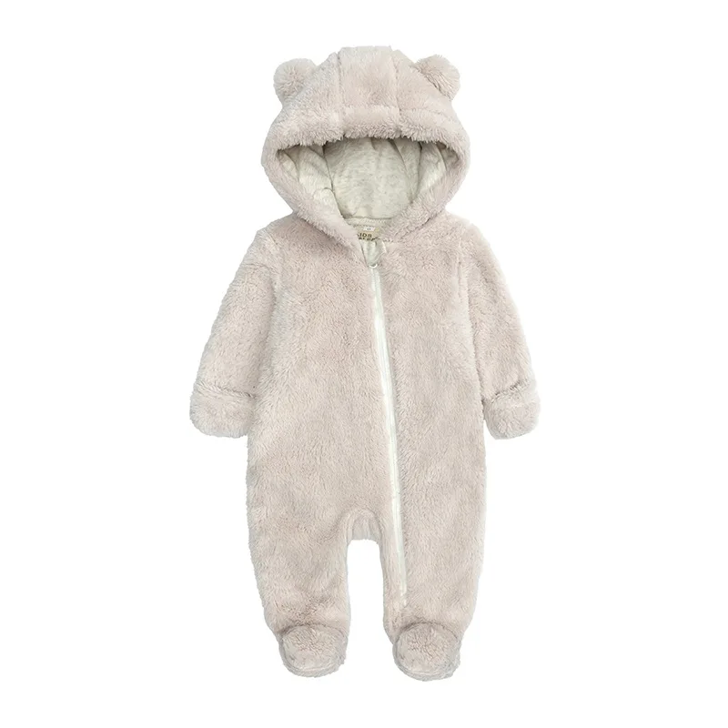 Autumn Baby Girl Clothes Rompers Bodysuit Costumes for Babies Winter Children's Clothing For Newborn Hooded