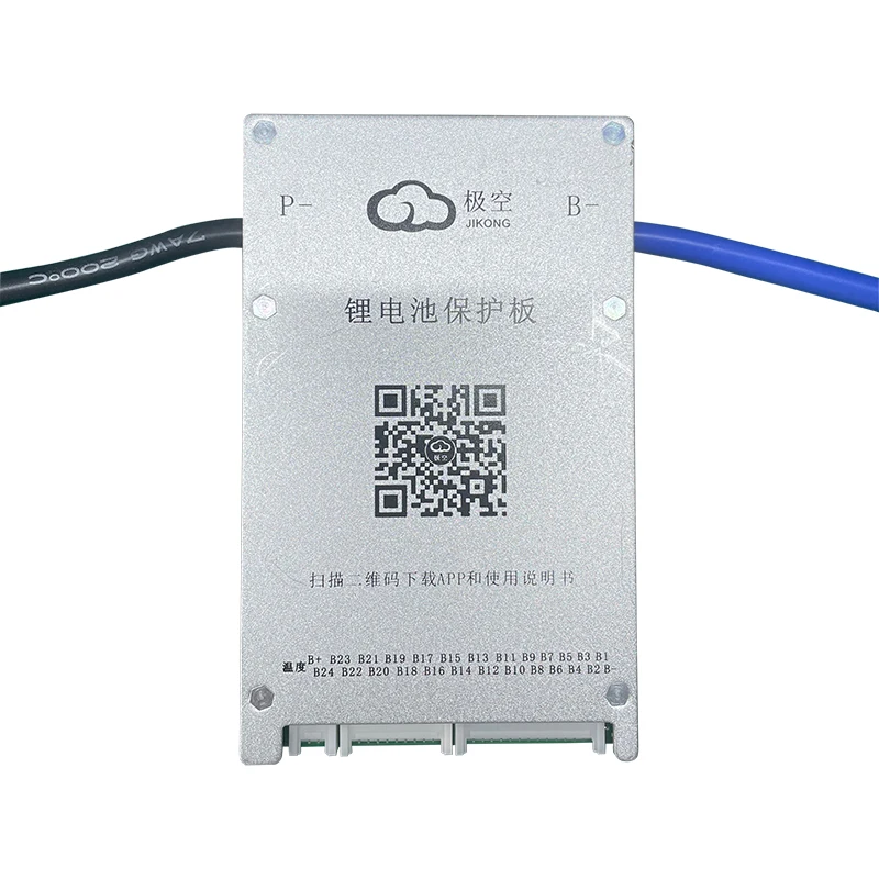 بطارية ليثيوم Jikong-BMS ، 24S ، 20S ، 17S ، 16S ، 13S ، 14S ، 8S ، 60a ، 48V ، دعم تطبيق BT ، حماية درجة الحرارة PCM