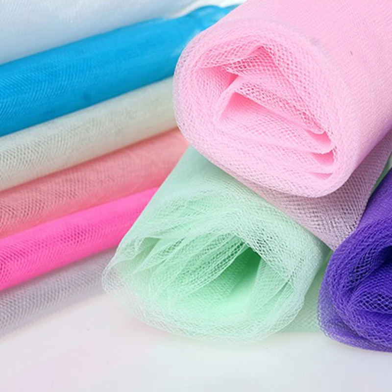 160cm Width Middle Hard Tulle Mesh Fabric DIY For Wedding Dress Skirt Yarn Cloth Fabric Decoration P144