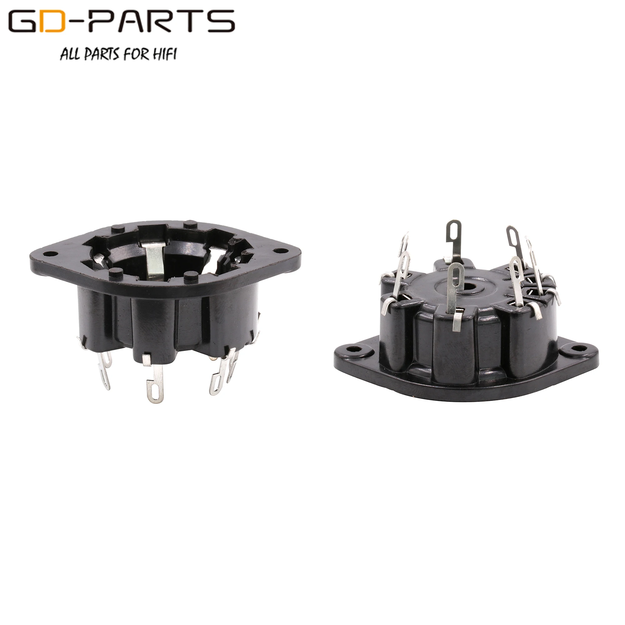 1PC CHASSIS MONTIEREN 8pin P8A Kunststoff Rohr buchse Für AD1 EL5 AZ4 EF1 EF6 EL8 EL3 Hifi DIY Vintage rohr Verstärker