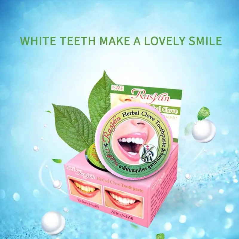 Natural Herbal Clove Thailand Toothpaste Tooth Whitening Toothpaste Dentifrice Antibacterial Tooth Paste Mint Clean Care