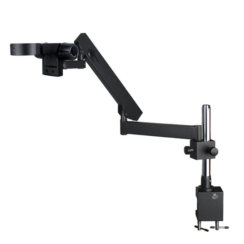 Articulating Pillar Clamp 76mm Microscope Stand Adjustable Direction Arm Stereo Zoom Microscopio Accessories For Trinocular