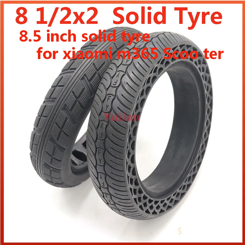 8.5X2.0 Solid Tyre for Xiaomi Mijia M365 Electric Scooter Wheel for M365 Pro Shock Absorber Damping Rubber Solid Tire '8 1/2x2