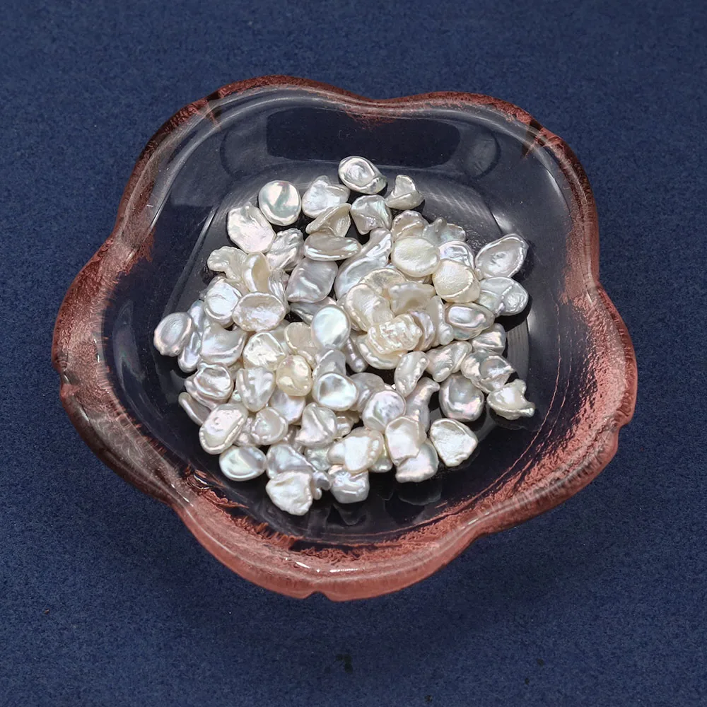Nonporous Pearl Petal shape 10 in a package for Jewelry Making DIY Necklace Bracelets 6-7mm