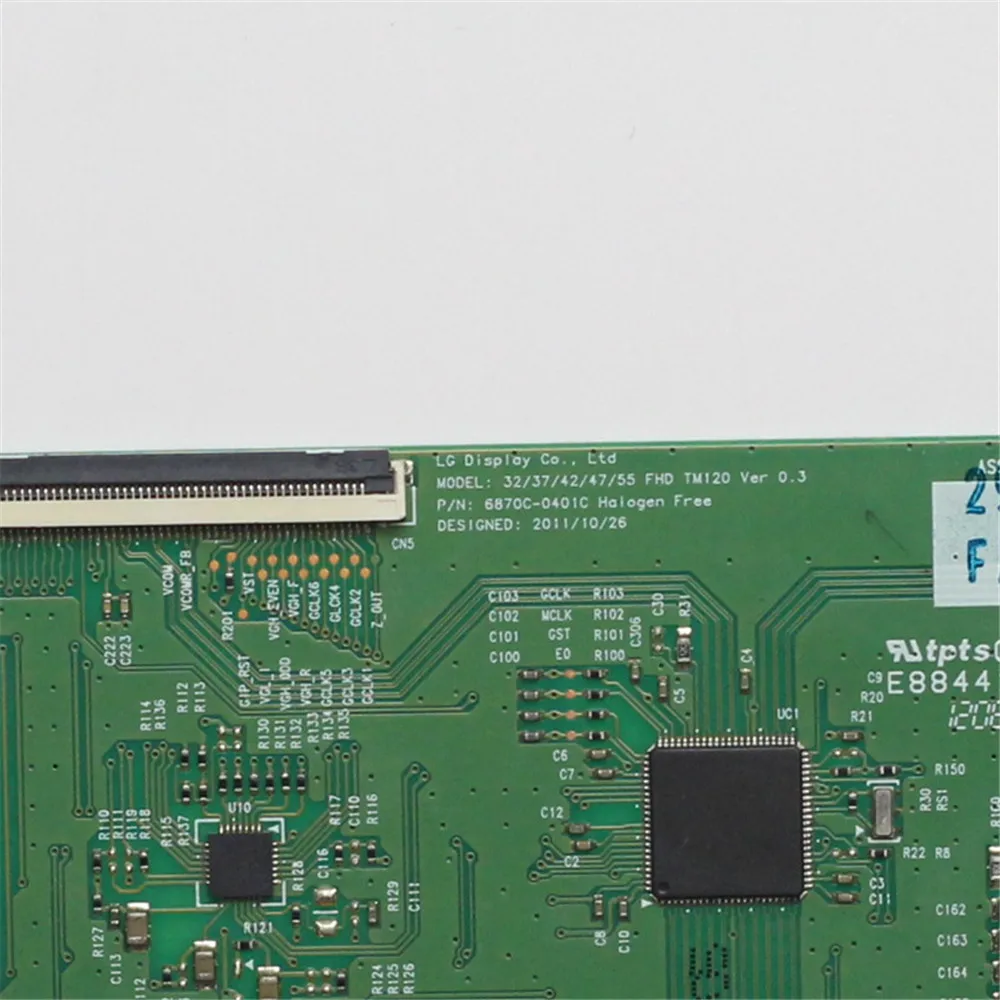 ทีคอนบอร์ดลอจิกบอร์ด6870C-0401C บอร์ด FHD TM120 verer 0.3ทีวีบอร์ด T-CON ดั้งเดิม6870C การ์ดทีวี