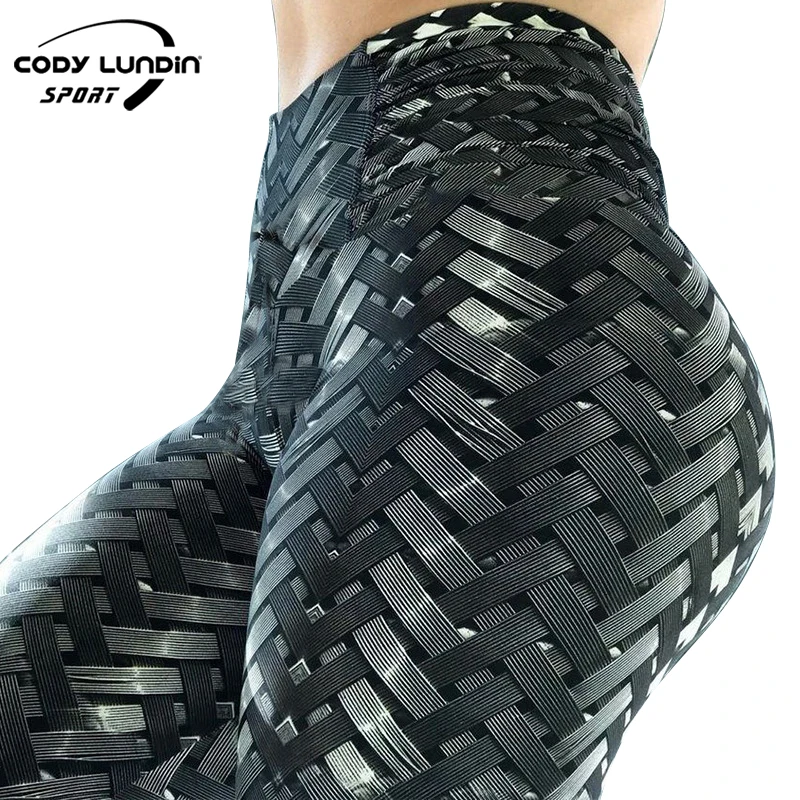 New Design Punk Elastic Push Up Yoga Pants Cody Lundin 3D Printed Fitness Running Leggings High Waisted Fashion Casual Pants