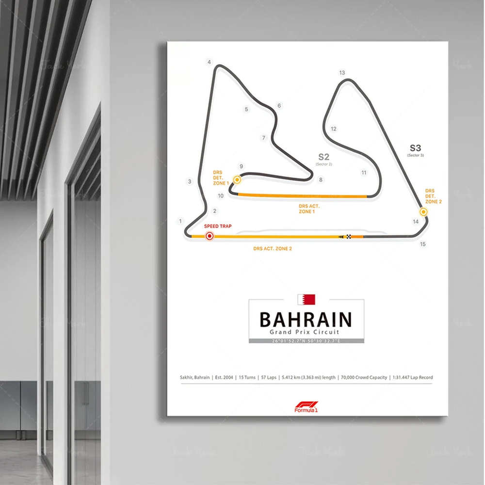 Circuit posters,  tracks posters
