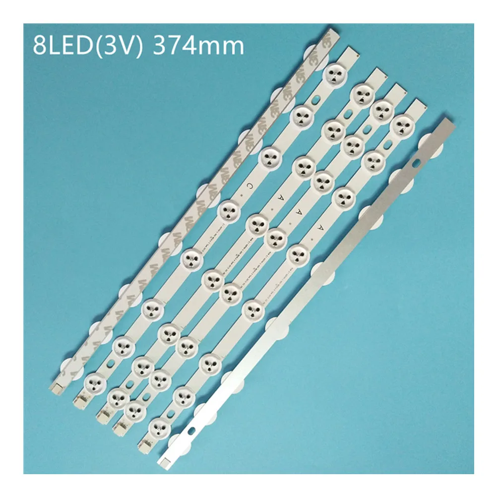 374mm 8 LED Backlight Lamp strip For Hitachi 42