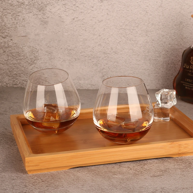 Vaso de Whisky de malta individual, vaso tembloroso con forma de huevo, licor roly-poly, copa de vino de Whisky, BAR, envío directo