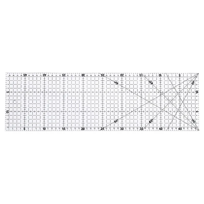 15X60CM Patchwork Ruler Quilting Tools High Grade Acrylic Material Transparent Ruler Scale School Sewing Tools 15X50CM 15X30CM