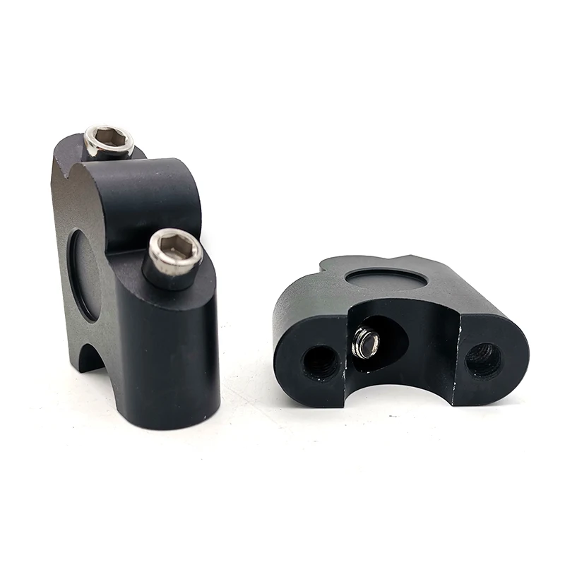 CNCอลูมิเนียมรถจักรยานยนต์Handlebar Riser Clamp Back Mount 7/8 "Handle Bar Clampขยาย