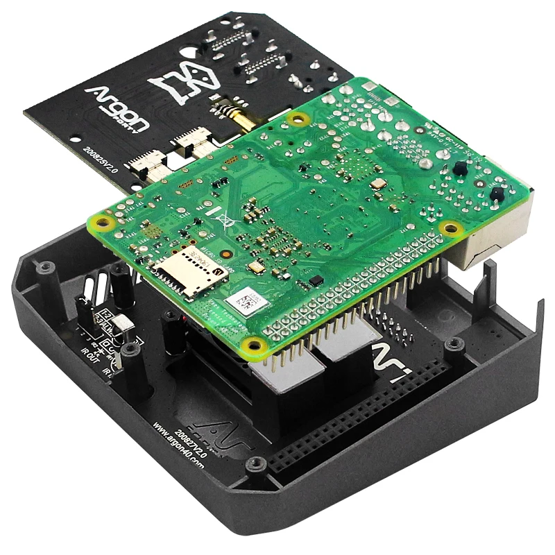 Imagem -06 - Embalagem de Alumínio com Compartimento para Expansão M.2 Sata Ssd Argônio One M.2 Raspberry pi Caixa de Ssd