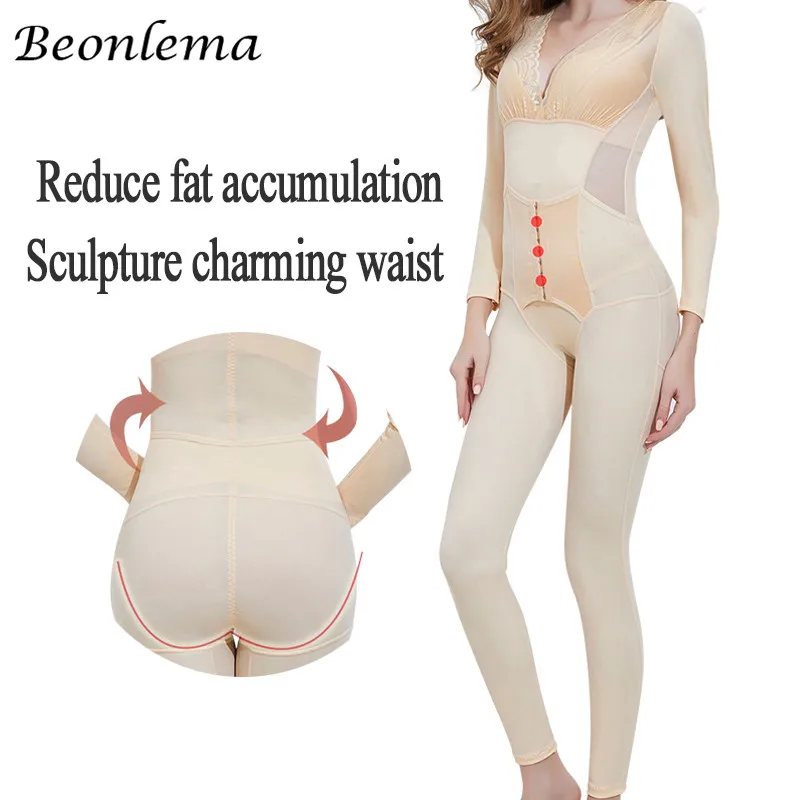 Full Body Sexy Shapewear For Women Butt Lifting Slimming Shapers Seamless Posture Corrective Arms Shaping Leggings Bodysuit