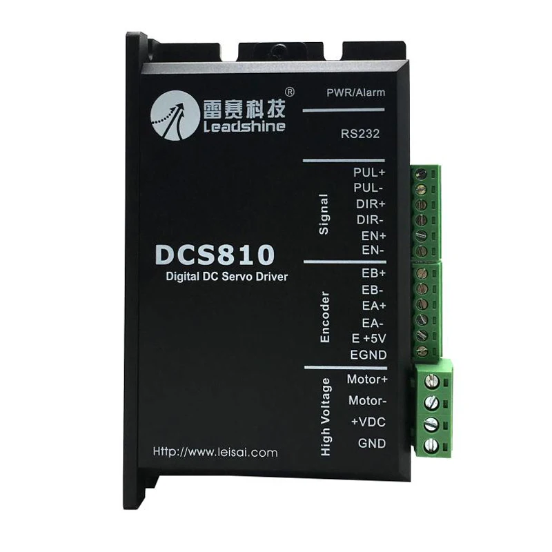 

NEW Original DC Servo motor driver DCS810 working for 18-80VDC 20A Digitial DC Driver fit for Nema23 DC motor