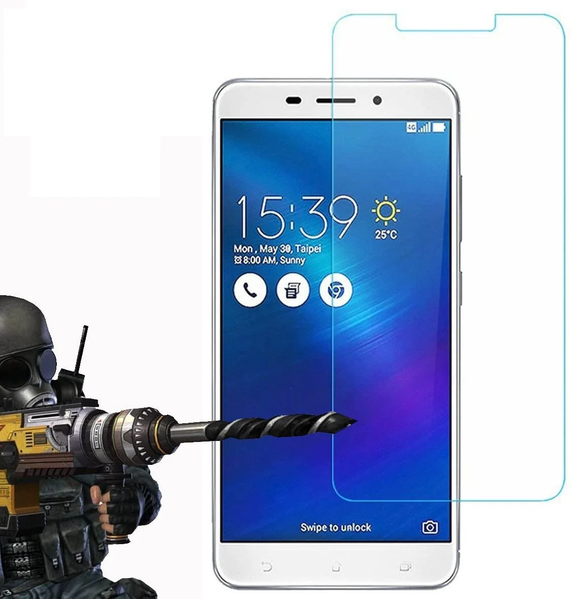 Tempered Glass For ASUS Zenfone 3 Max X008D X00DD Z010D ZC520TL Laser ZC551KL Go X00AD ZB500KL ZB452KG G550KL Screen Protector