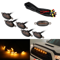 Car Eagle Eye Light 6 SMD 3030 Pickup Off Road Warning Fog Lamp Autonobile Lamp High Quality Universal 12V Front Grille Lighting