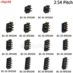 10Pcs Battery Seat Shrapnel Battery Connector 2.54 Pitch BC-35-2P 3P 4P 5P 6P Charging Sand Shrapnel Test