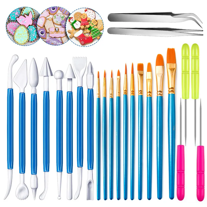 Kids Clay Tools Plastic Sculpting Tool Polymer Clay Tool Clay Tool Sculpting Ceramic Pottery Tool Kit for Shaping and Sculpting