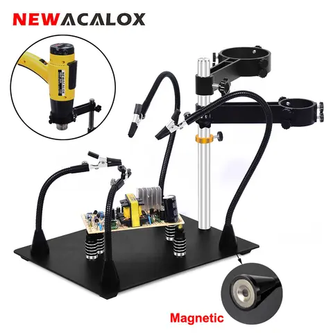 Hot Air Gun Holder with Magnifier NEWACALOX