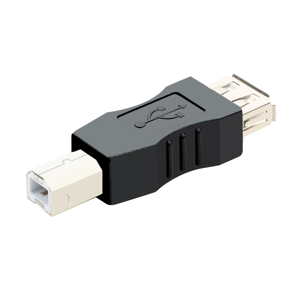 USB2.0 A Male & A Female to B Female printer print converter adapter connector USB 2.0 port retail wholesale USB 2.0 Adapter