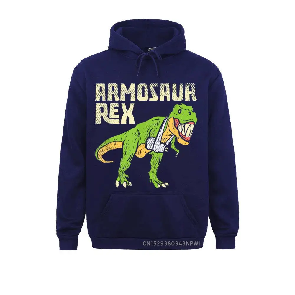 Armosaur Rex Dinosaur Fractured Arms Broken Arm Surgery Boys Pullover Women Sweatshirts England Style Hoodies Hip Hop Clothes