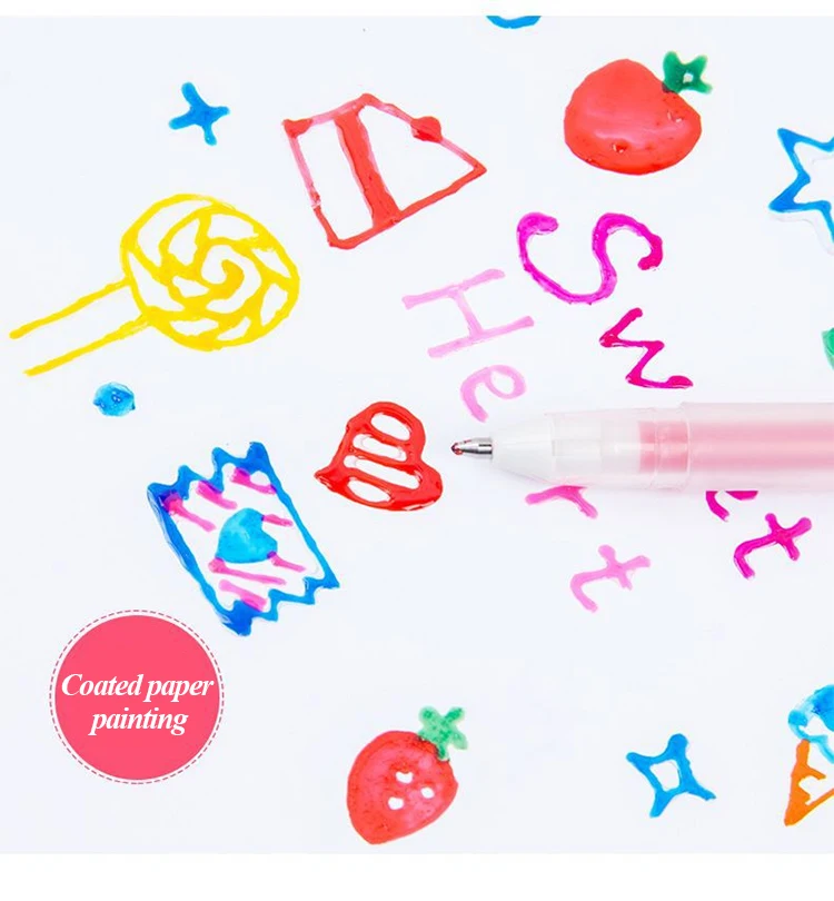 3 Stück SAKURA Gelly Roll Gelschreiber Highlight Marker für Journaling, Kunst, Zeichnen, klassische weiße Tinte, verschiedene Spitzen, fein, mittel, kräftig – Detail 5