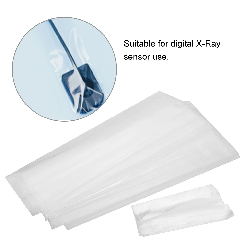 500Pcs/Set Disposable Dental Digital Sleeves Cover Quality Durable Plastic Protector Prevent Infection For Dental X-Ray Sensor