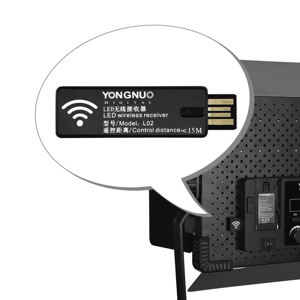YONGNUO YN6000 YN9000 LED-Funkempfänger