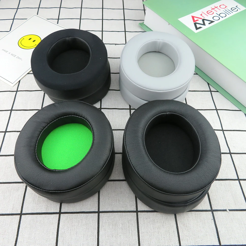 بطانة للأذن لرازر وسادات الأذن كراكن برو V2 سماعة الأذن استبدال سماعة بو الجلود الإسفنج رغوة