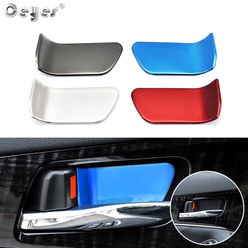 Ceyes Car Accessories Fit For Toyota Vellfire 30 Series Crown 2017 Auto Door Bowl Handle Cover Trim Interior Sticker Car Styling