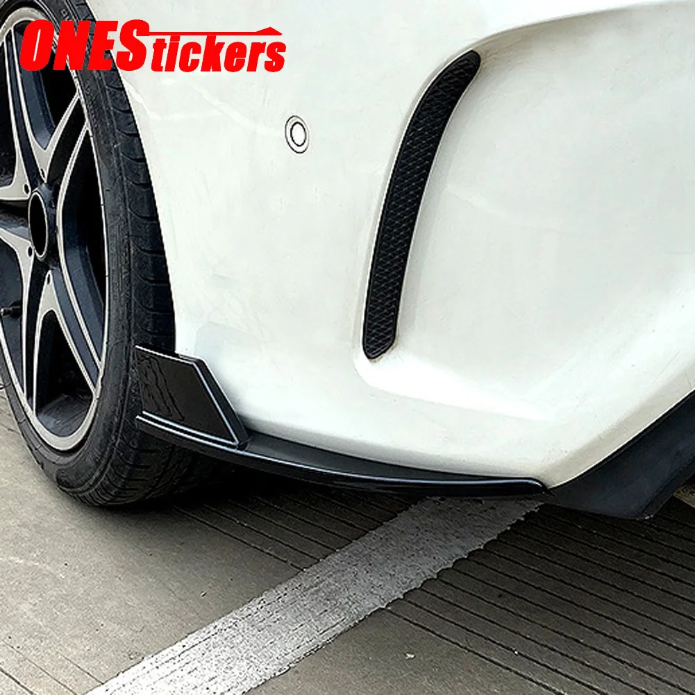 For Mercedes Benz CLA Class C117 W117 AMG CLA45 2013-2019 Car Accessories Rear Bumper Lip Splitter Spoiler Air Outlet Trim Cover