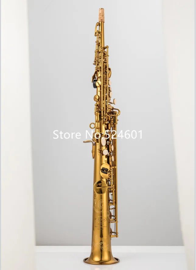 

SADSN SS-E100 B Flat Soprano Saxophone Antique copper Brass Plated Professional musical instrument with Accessories