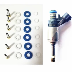 6set GDI fuel injector repair kit for Nissan Juke 2011-2013 1.6L Replacement filter orings and seals (AY-RKG904)