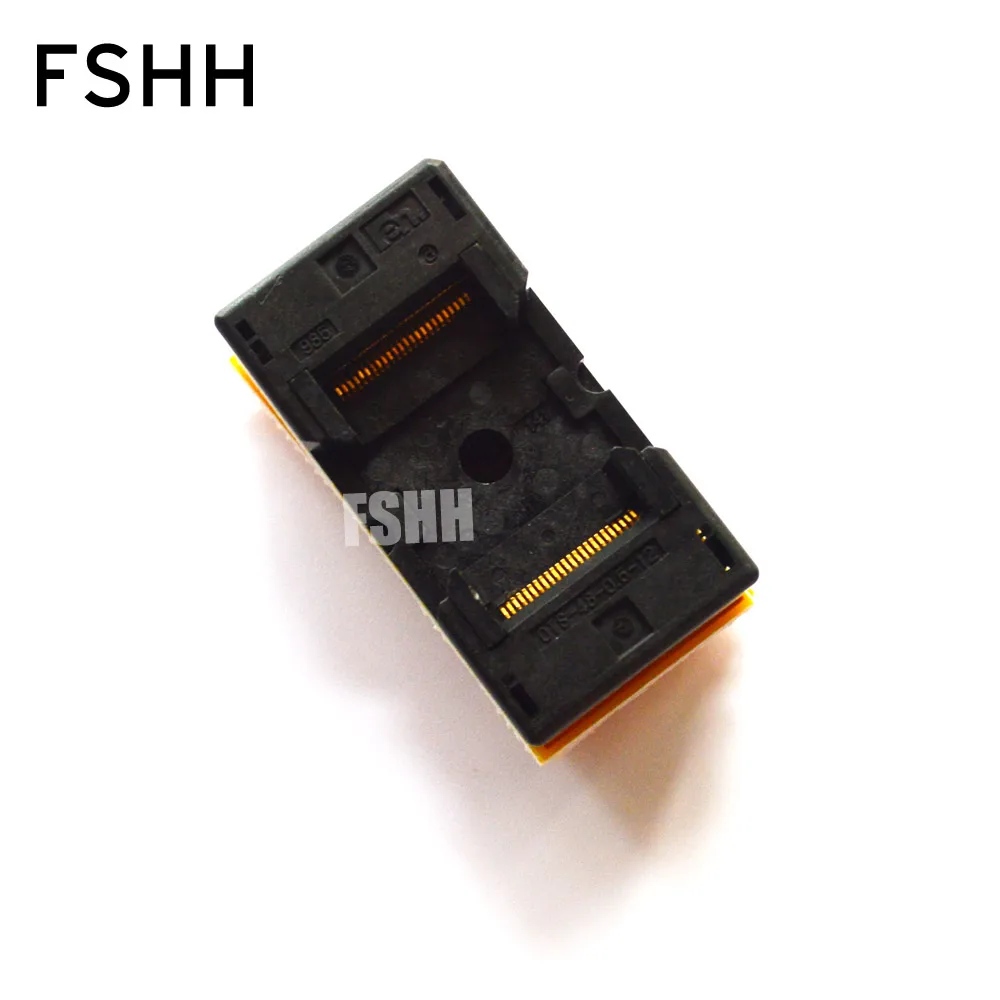 OTS48-0.5-12 بدلا من IC191-0482-004 اختبار المقبس 0.5 مللي متر TSOP48 المقبس NAND فلاش رقاقة اختبار المقبس