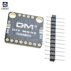 TS3USB221 480Mbps High-Speed USB 2.0 1:2 Multiplexer To Demultiplexer Switch With Single Enable Board Module