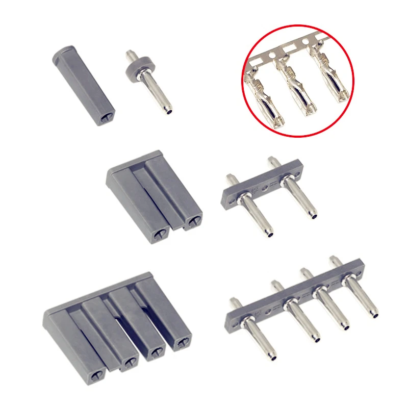 TJC1 10-8mm Strip Connectors Straight Pin Header Plug Terminal PCB Board Connector 1P 2P 3P 4P