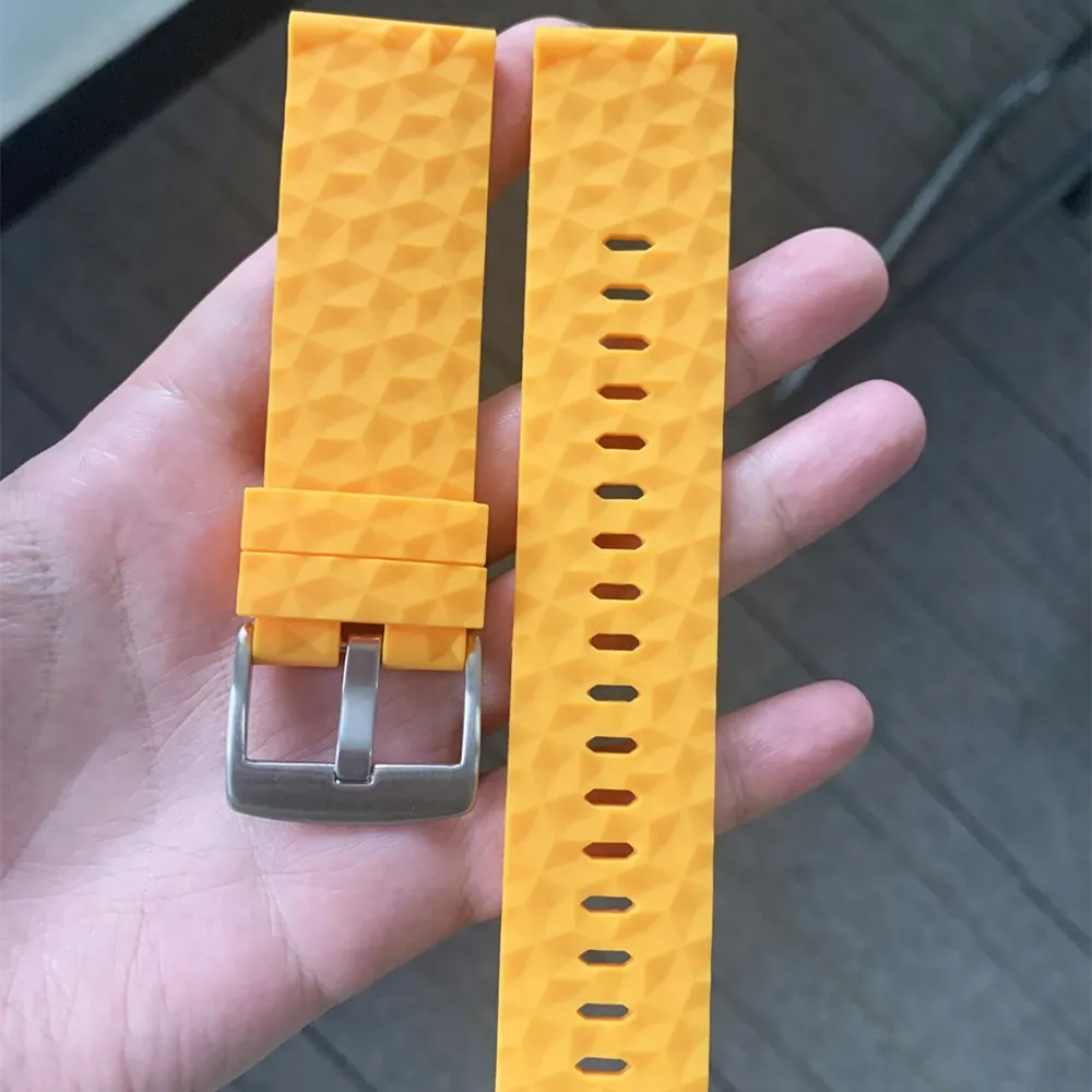 24mm Silicone Rubber Watch Strap For Suunto 9 / Baro Watch Band Suunto 7 Watchband Spartan Watch Band Traverse Strap