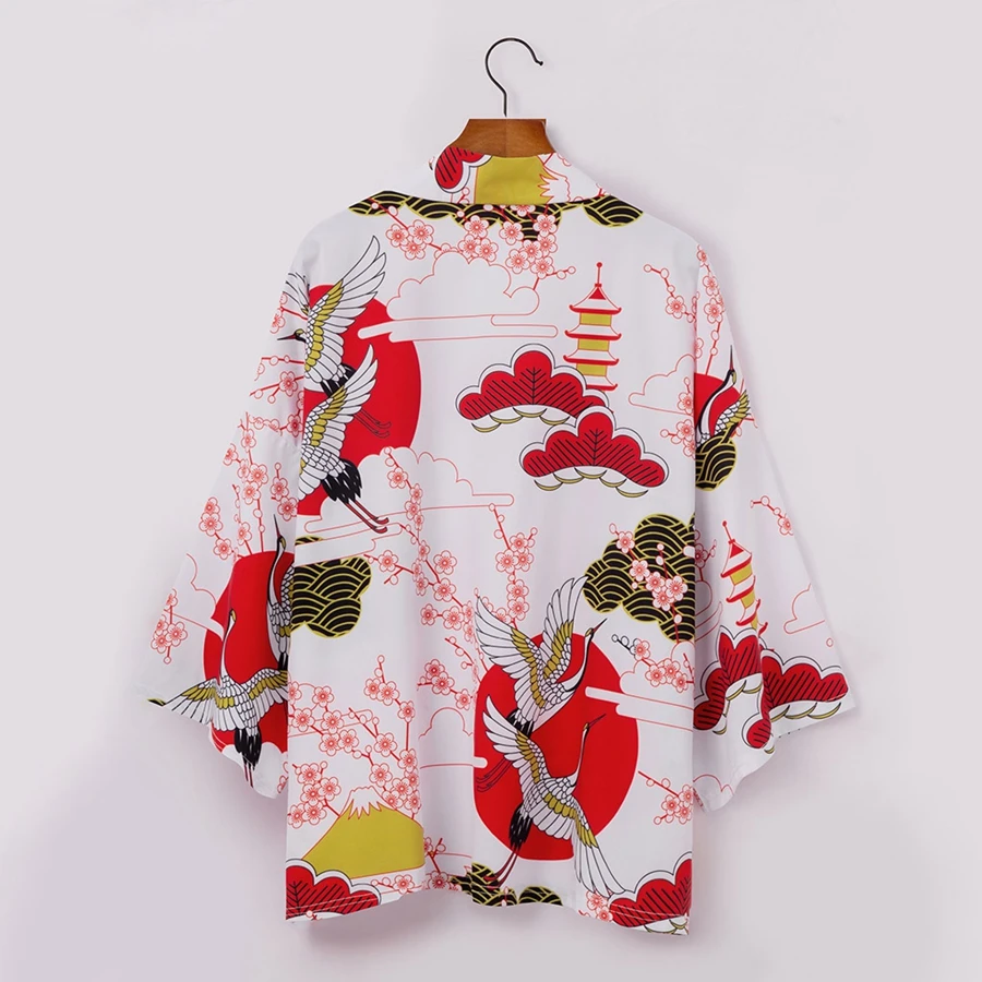 Women Tops Summer 2023 New Ulzzang Harajuku Kawaii Top Shirt Japanese Streetwear Blouse priest frock Fashion Kimono cardigan