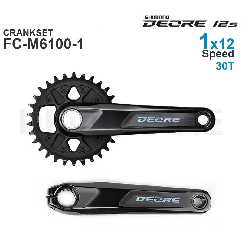 SHIMANO DEORE FC-M6100-1 FC-M6120-1 MTB Crankset 1x12-speed Original parts