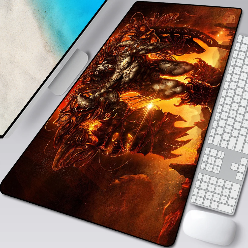 

XXL Beautiful Cute Printing Gaming Large Desk Pad Anime Pad Computer Player Mouse Pad PC Keyboard Mats For Cool Demon Csgo