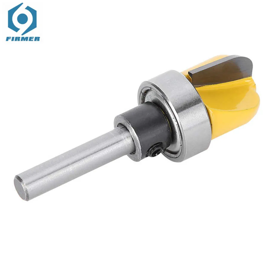 1 pc Router Bit Round Nose Bit Woodworking Knife Cemented Carbide Profiling Cutting Tool 6x3/4 Milling Cutter