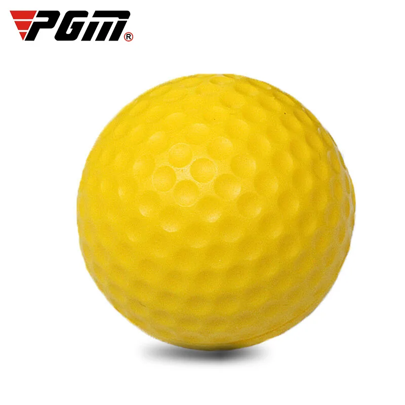 10Pcs Yellow PU Foam Golf Balls Sponge Elastic Indoor Outdoor Practice Training