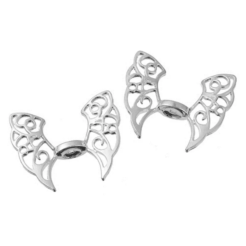 DoreenBeads Fashion Zinc Based Alloy Spacer Beads Butterfly Animal Gold Color Wing Style Jewelry DIY Findings, 3 PCs