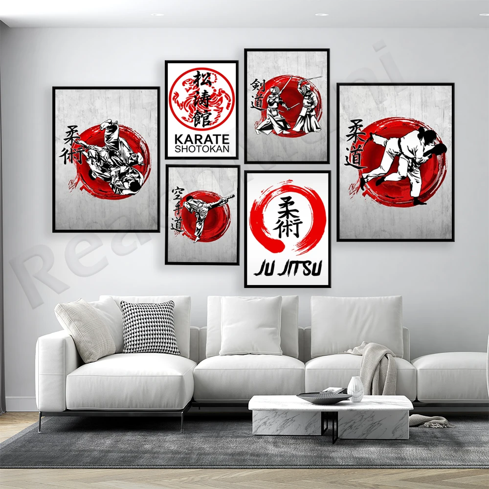 

Wrestling Fighting Martial Arts Poster/Jiu-Jitsu Wrestler Room Decoration Taekwondo Athlete Wall Art Prints Home Decor Canvas Gi