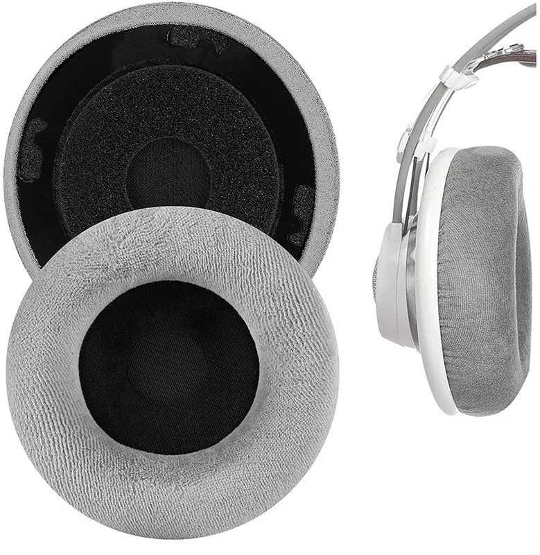 Almofadas de substituição de veludo conforto para akg k701, k702, q701, q702, k601, k601, k612, k712 fones de ouvido almofada de orelha peças de reparo