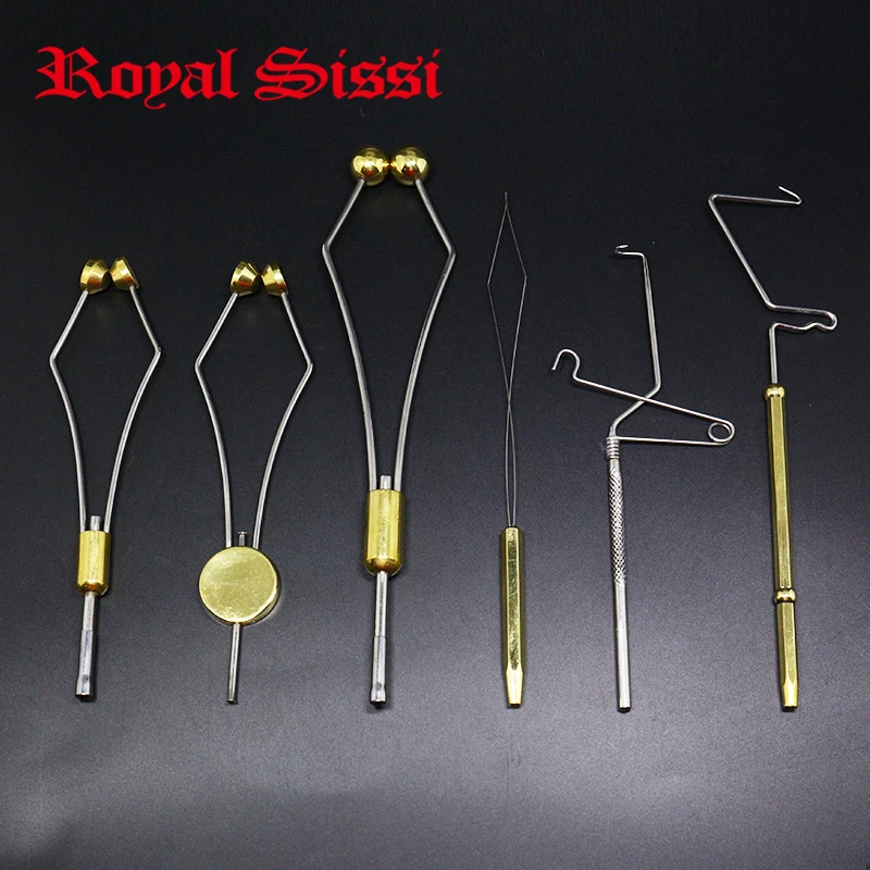 

Royal Sissi fly tying bobbin thread holder whip finisher bobbin threader collection stainless steel materials fly tying tools