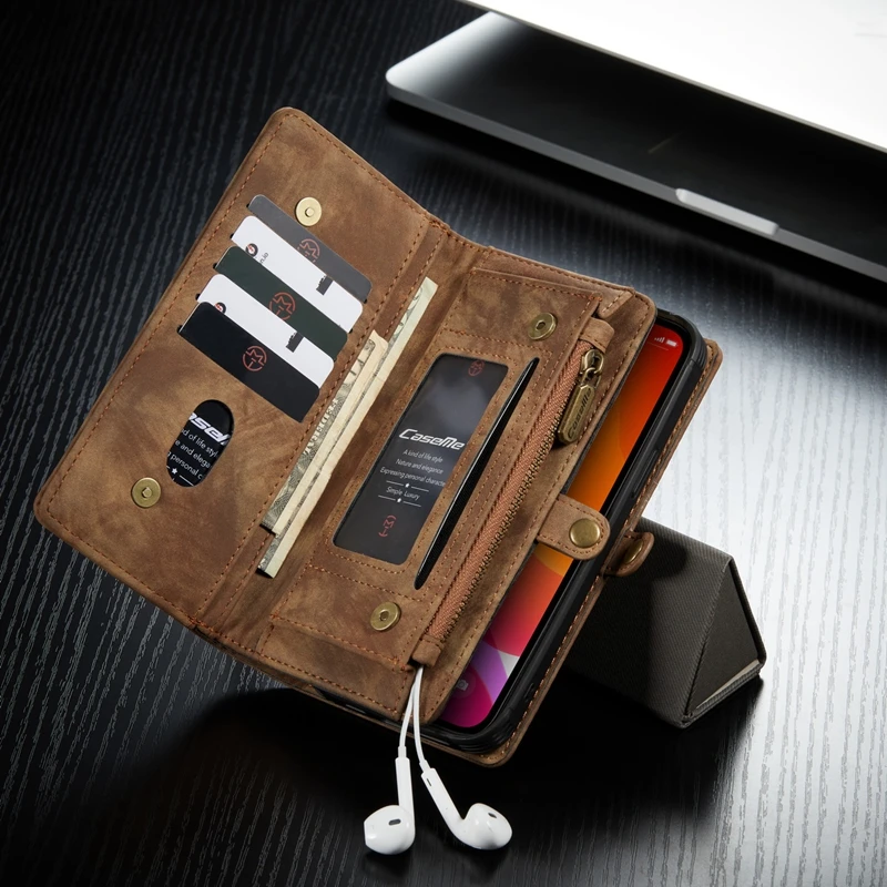 For iPhone 12 13 14 15 16 Pro Max Case Flip Leather Wallet Phone Bag Cover For Coque iPhone 15 11 12 13 Mini 12Pro 14 Plus Case