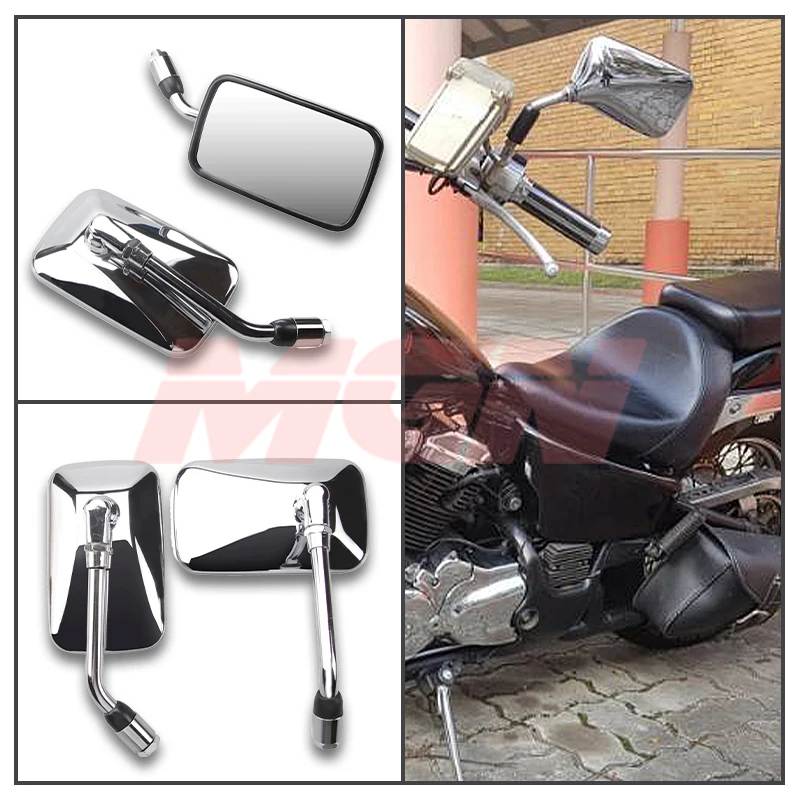 motorcycles side mirror for Honda VT125 VT400 Shadow 400 CA125 CMX250 Rebel CM125 CM250 CM450 VT250 VF700C VF1100C Magna 250